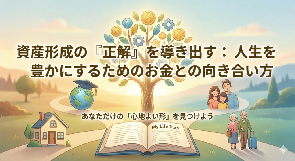 「NISAさえやれば安心」の落とし穴。人生を豊かにする“自分だけの正解”の見つけ方