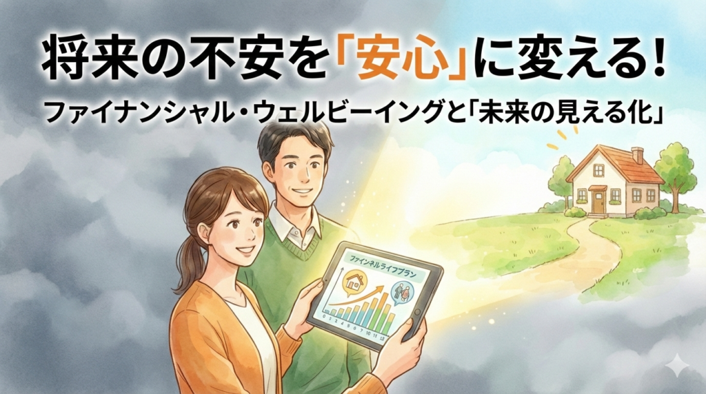 お金の不安をゼロにする！ファイナンシャル・ウェルビーイングを実現する「未来予想図」の作り方