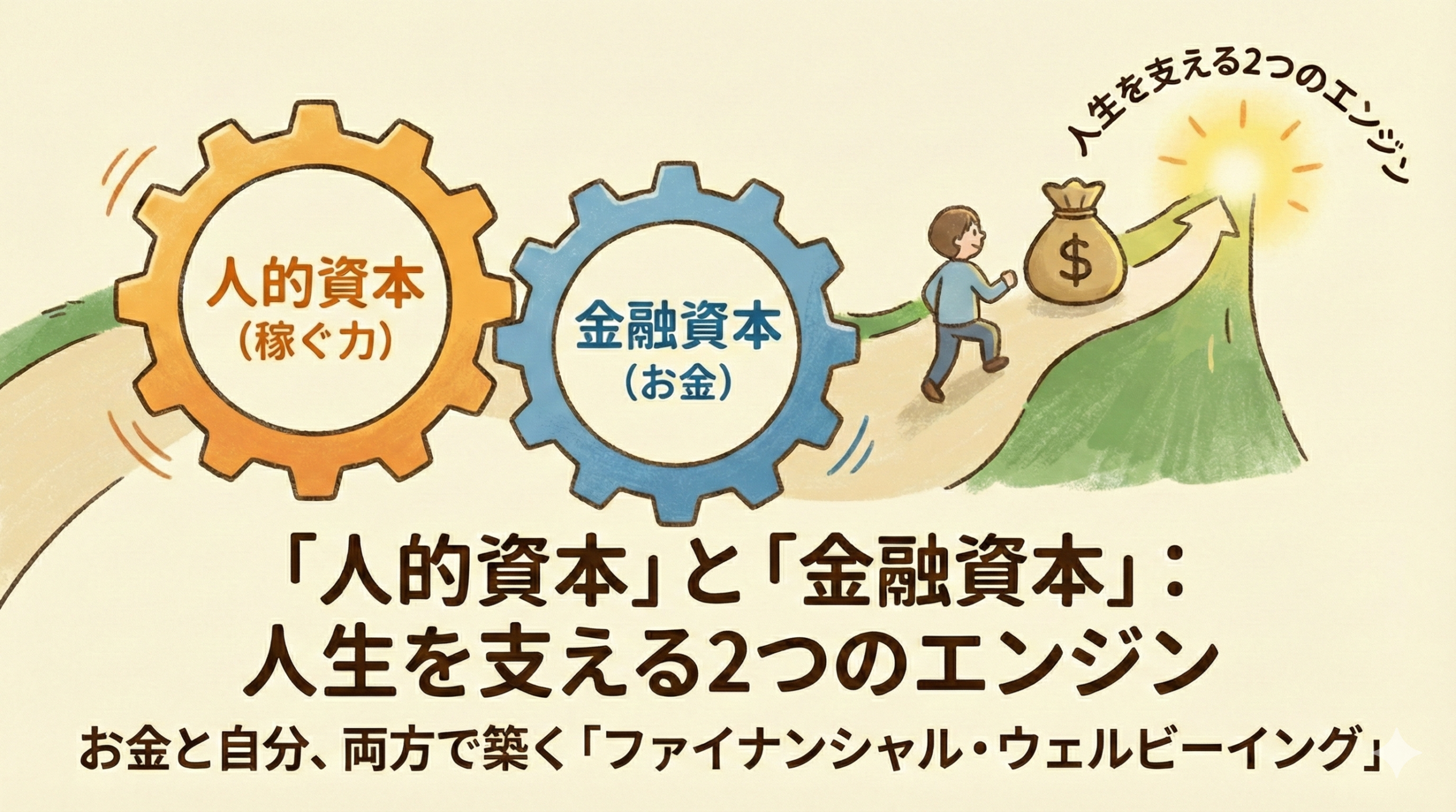 稼ぐ自分」と「増えるお金」。人生100年時代を生き抜く「2つのエンジン