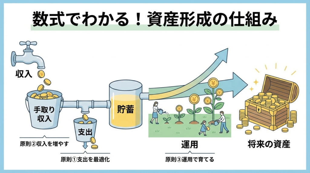 一生モノの「お金の基礎知識」。数式で読み解く資産形成3つの大原則