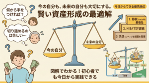今の自分も、未来の自分も大切にする。図解でわかる「賢い資産形成」の最適解