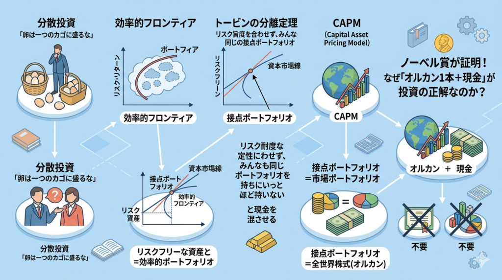 「債券や金は不要？本当にオルカンだけでいいの？」資産配分に悩み続けるあなたに贈る、現代ポートフォリオ理論に基づくシンプルで最強の投資術