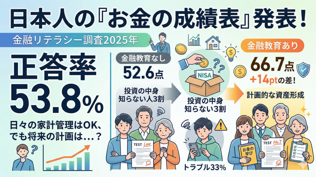 投資の前に知っておきたい！2025年「金融リテラシー調査」で見えた日本人の強みと弱点