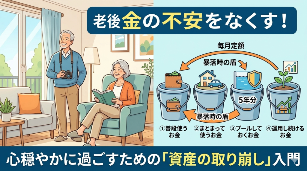 【動画あり】老後のお金の不安をなくす！心穏やかに過ごすための「資産の取り崩し」入門