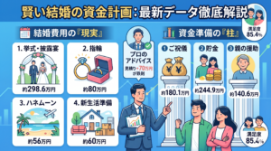 指輪・挙式から新生活まで。最新「結婚マーケット調査2025」に学ぶ、賢い結婚資金の作り方