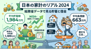平均値1,984万円のカラクリとは？最新データで見る日本の家計事情とライフステージ別の現実